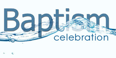 Baptism celebration banner